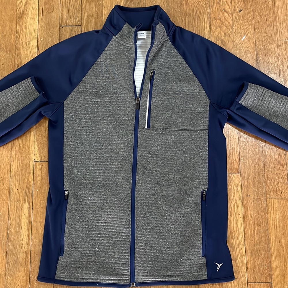 Mens Athletic Zip Up Size Small